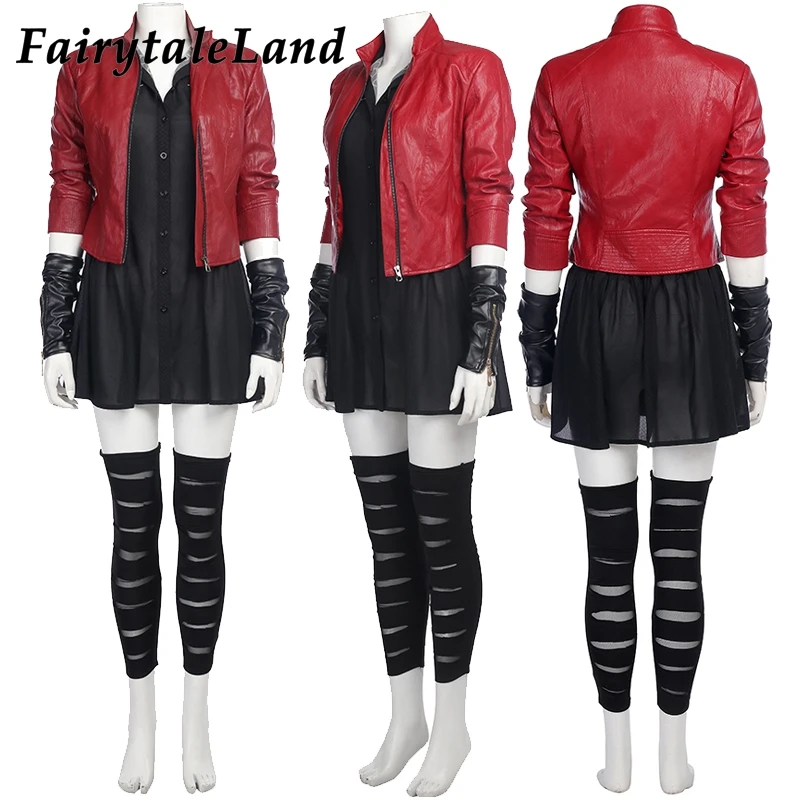 Avengers Age Of Ultron Cosplay Costumes Carnival Halloween Cosplay Wanda Maximoff Scarlet Witch Costume For Adult Women Scarlet Witch Costume Witch Costumecostumes For Adults Aliexpress