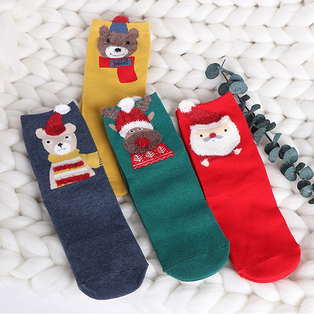 Cotton Medium Stockings Flexible Fashion Cotton Socks Soft Winter Variety Of Styles Winter Women Socks Perspiration Antiseptic