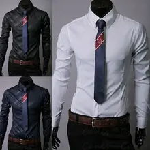 Мужская деловая Повседневная рубашка с длинными рукавами большого размера белая синяя Черная умная Мужская классическая мужская рубашка плюс