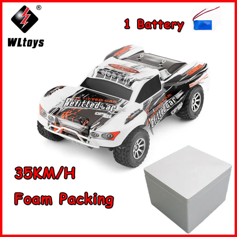 A969-A 35KM 1battery RC автомобиль A969-B 1/18 2,4 ГГц 4WD привод RC пульт дистанционного управления грузовик Максимальная скорость 70 кг/ч 1400 мАч батарея - Цвет: A969-A 35KM 1battery