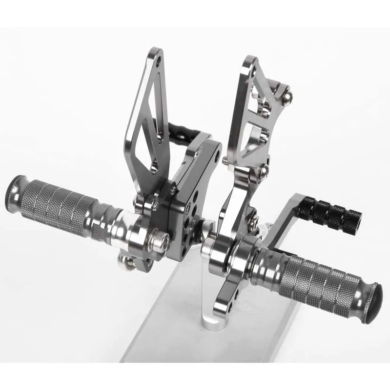 Для Suzuki GSXR750 1996 1997 1998 1999 2000 2001 2002 2003-2005 Rearset подножки из алюминиевого сплава с ЧПУ педаль мотоцикла