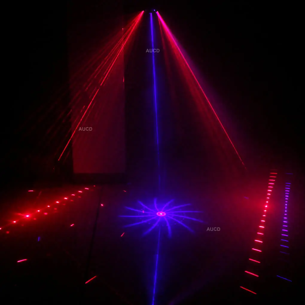 ElegaTech Lampe de scène à 9 yeux avec effets Stroboscope, Lasers