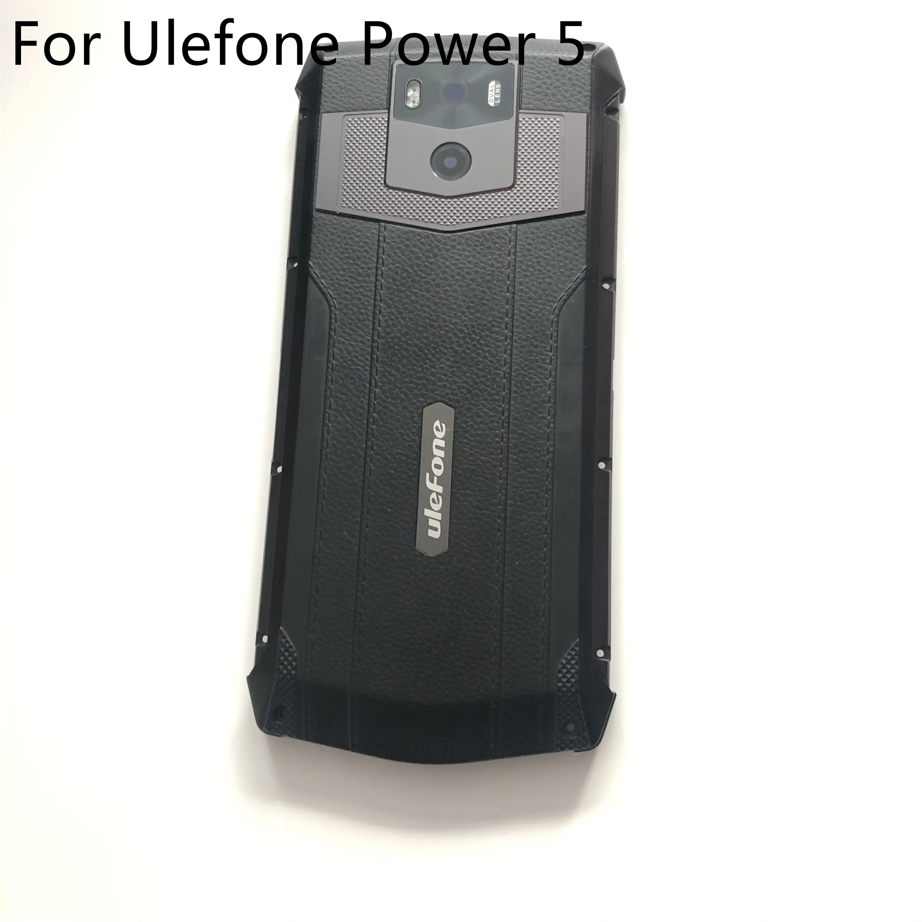 

Used Battery Case Cover Back Shell + Camera Glass Lens For Ulefone Power 5 MTK6763 Octa Core 6.0" FHD 2160x1080 4G Smartphone