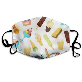 

Taste Ice Cream print Dustproof and windproof mask, washable and reusable, suitable for outdoor sports