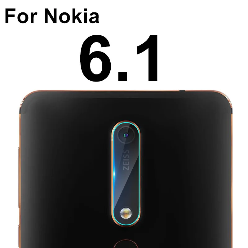 For 6.1 2 шт., закаленное стекло для объектива камеры Nokia 10 Pureview, защитная пленка для объектива камеры Nokia 8 Sirocco 7 7,1 5,1 4,2 3,1 Plus - Цвет: For 6.1