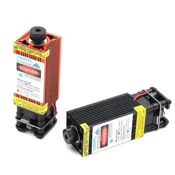 

12V 5.5W 10W Blue Laser Modules for Engraving Focusable 3P DIY Laser Head for CNC 3018 Machine with PWM TTL Cutting Plywood