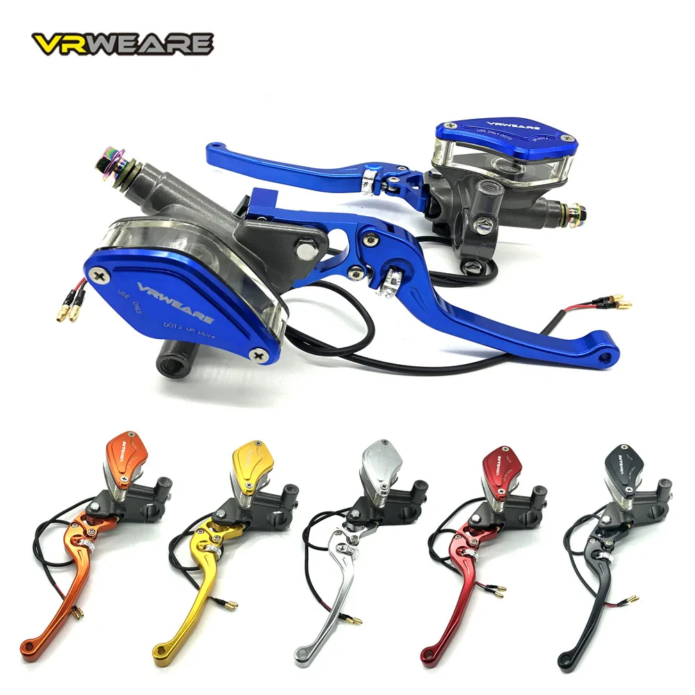 

Motorcycle Brake Pump lever Adjustable Handle Hydraulic clutch Master Cylinder Racing Universal For HONDA Yamaha Kawasaki Brake
