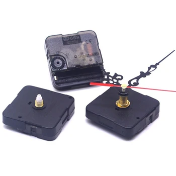 

Silent Large Wall Clock Quartz Clock Movement Mechanism Hands Wall Repair Tool Parts Kit Set DIY Black Quartz Wall Clock Core