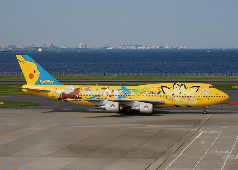 47 см Япония все Nippon Air ANA смолы самолет Airway авиационная модель игрушка Boeing 747 самолет B747 самолет вентиляторы коллекция шоу