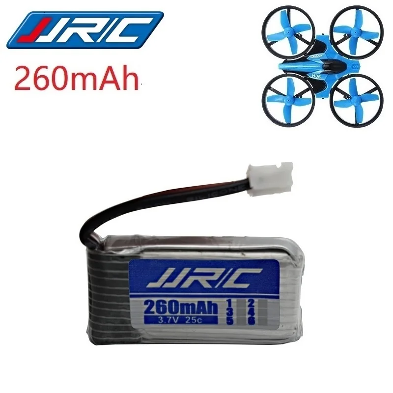 Обновление 3 7 v 260mAh для JJRC H2 H8 H8mini H20 H36 H48 оригинальный Lipo аккумулятор E010 E010C E011 E012 E013