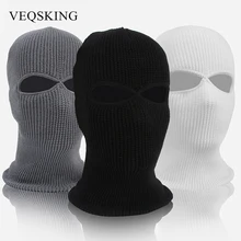 VEQSKING зимняя теплая ветрозащитная велосипедная маска для лица, защищающая от холода, для улицы, для всего лица, маска для походов, тренировочная маска, армейская тактическая маска