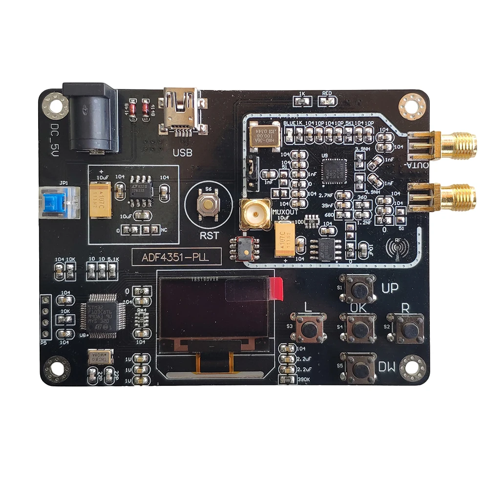 Источник сигнала синтезатор частоты ADF4351 макетная плата модуль генератора