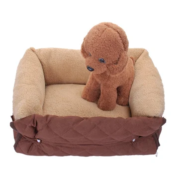 

Pull Pet Nest Dog Sofa Cushion Cats Mattress Flip Autumn Winter Warm Bed Sofa Carpet Home LXY9
