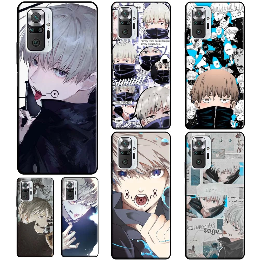 Toge Inumaki Jujutsu Kaisen For Xiaomi Redmi Note 10 Pro 8 8t 9s Note 9 Pro Soft Case For Redmi 9t 9a 9c K40 Cover Phone Case Covers Aliexpress