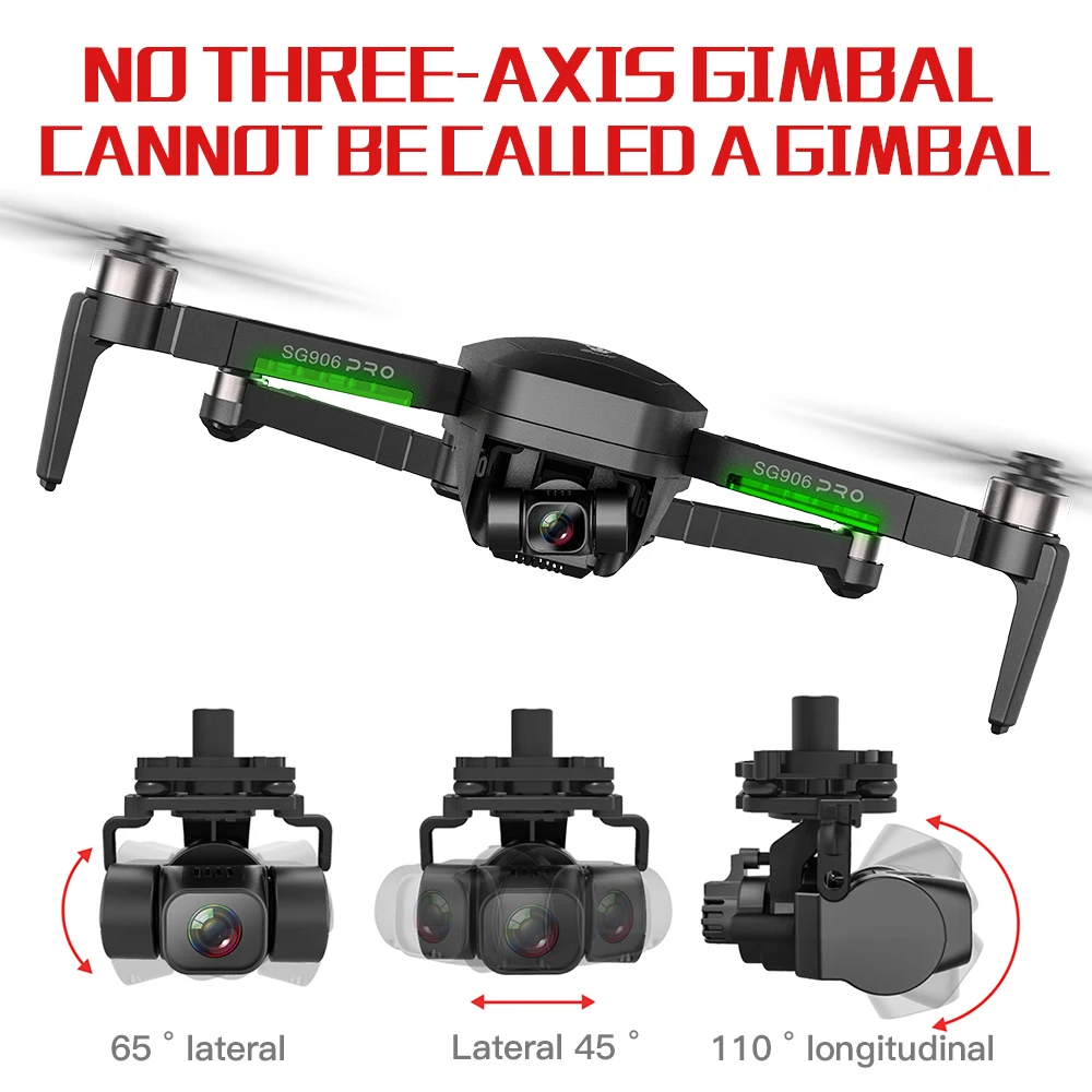 SG906 Pro 2 Pro2 GPS Drone with Wifi 4K Camera Three Axis Gimbal Brushless Professional Quadcopter Dron|Camera Drones| - AliExpress