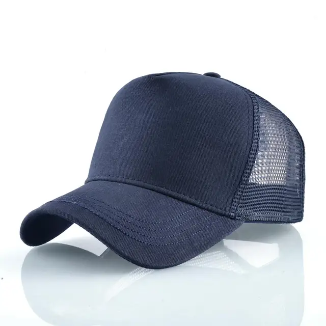 Fashion Animals Embroidery Baseball Caps Men Women Snapback Hip Hop Hat Summer Breathable Mesh Sun Gorras Unisex Streetwear Bone Blue