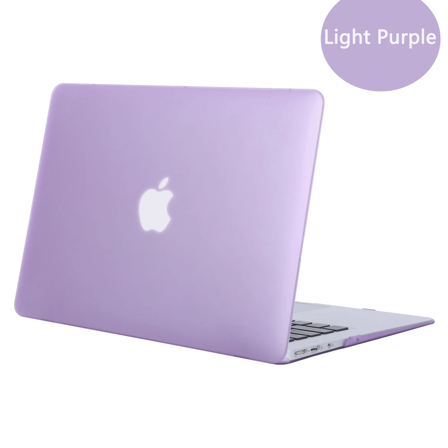 Matte Light Purple MOSISO матовый/кристалл чехол для ноутбука MacBook Air 11 retina 12 Обложка Pro 13 15 Touch Bar A1706 A1707 A1989 A1990 A1932 - Цвет: Matte Light Purple