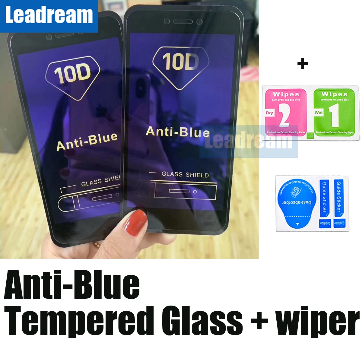 Leadream 100 шт для iPhone 11 Pro MAX X XR Xs Max 10D анти-синее Защитное стекло для экрана для iPhone 6 6S 7 8 Plus закаленное стекло