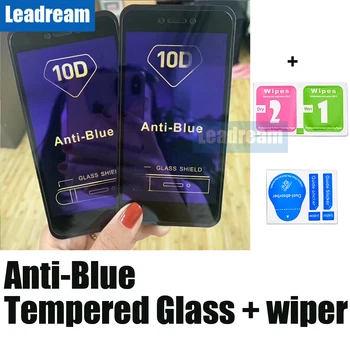 

Leadream 100pcs For iPhone 11 Pro MAX X XR Xs Max 10D Anti Blue Screen Protector Glass For iPhone 6 6S 7 8 Plus Tempered Glass