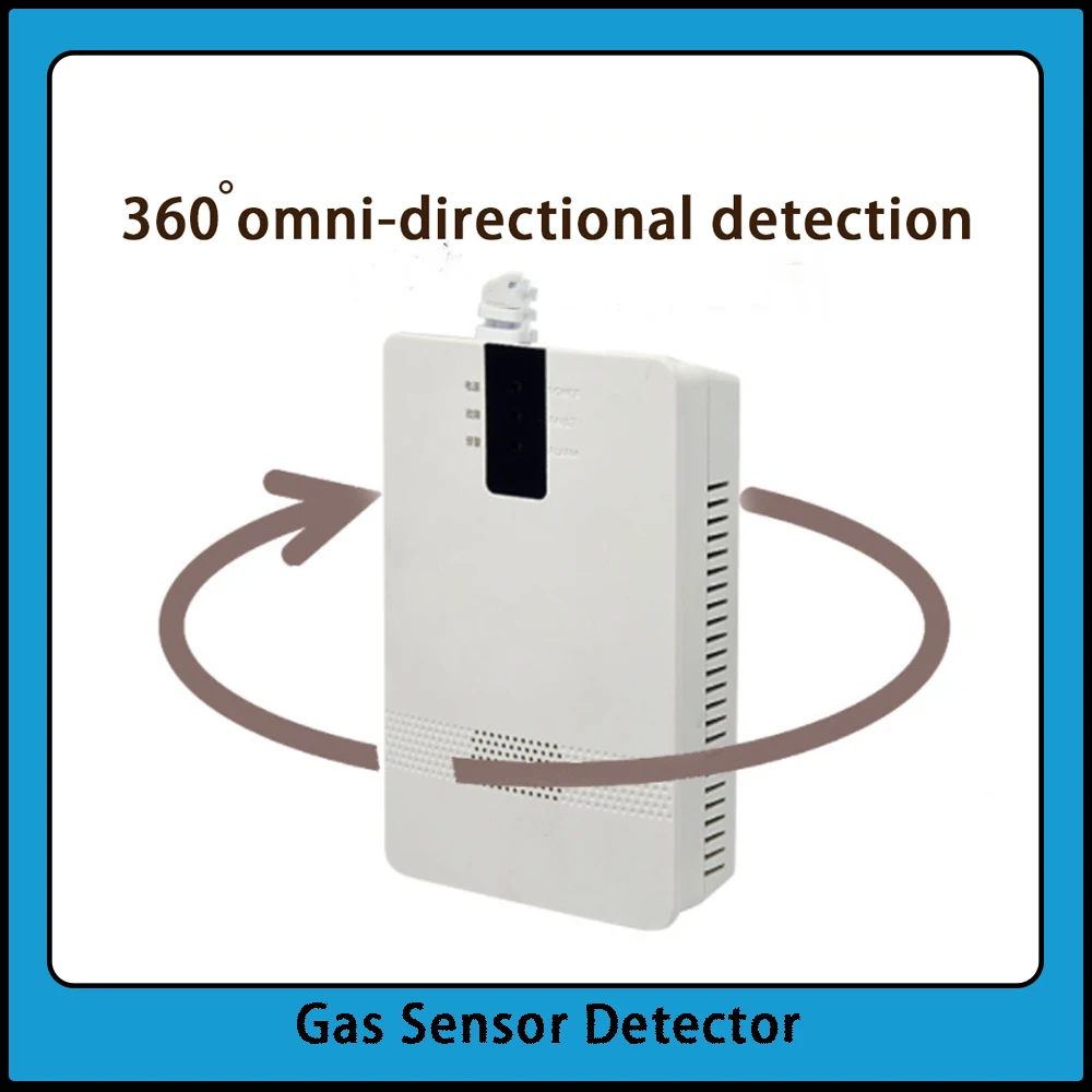 Tanie Wysokiej czułości detektor wycieku gazu palny propan butan metan Alarm