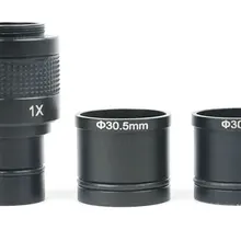 Микроскоп, ПЗС объектив для уменьшения камеры 0.4X 0.5X 1X c-крепление объектива с 30 мм 30,5 мм переходное кольцо