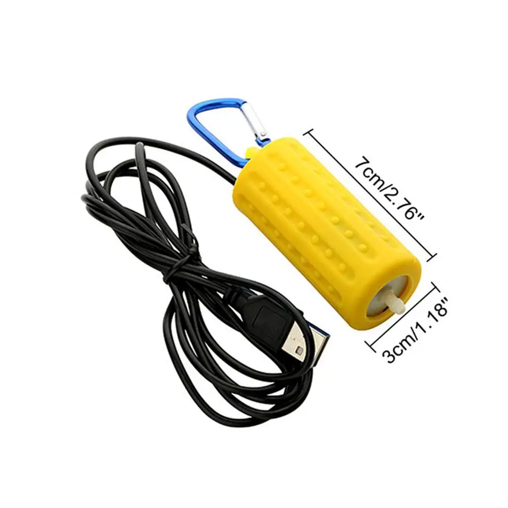 Миниатюрный аквариум с USB воздушный насос фильтром ультра тихий кислородный для