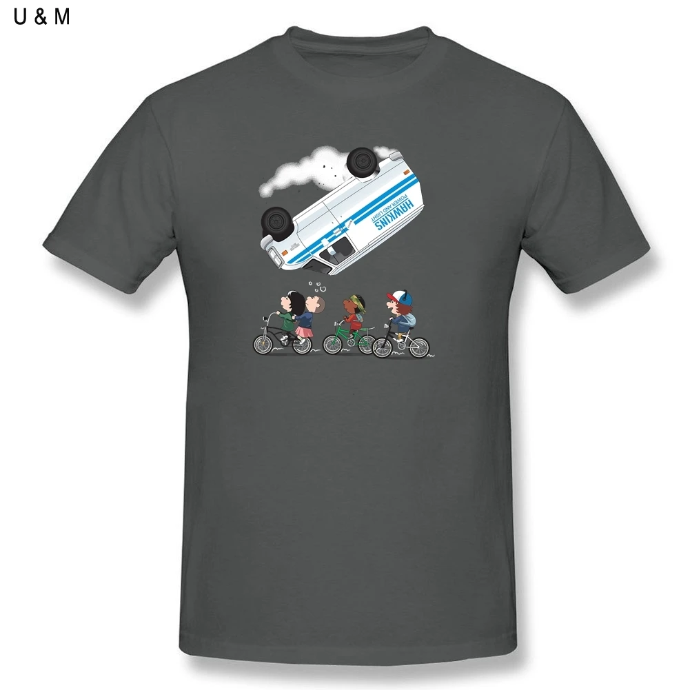 

2019 New Men's Popular Stranger Peanuts Tshirt Short Sleeves Brand Designer T Shirt Group Big Tall Size