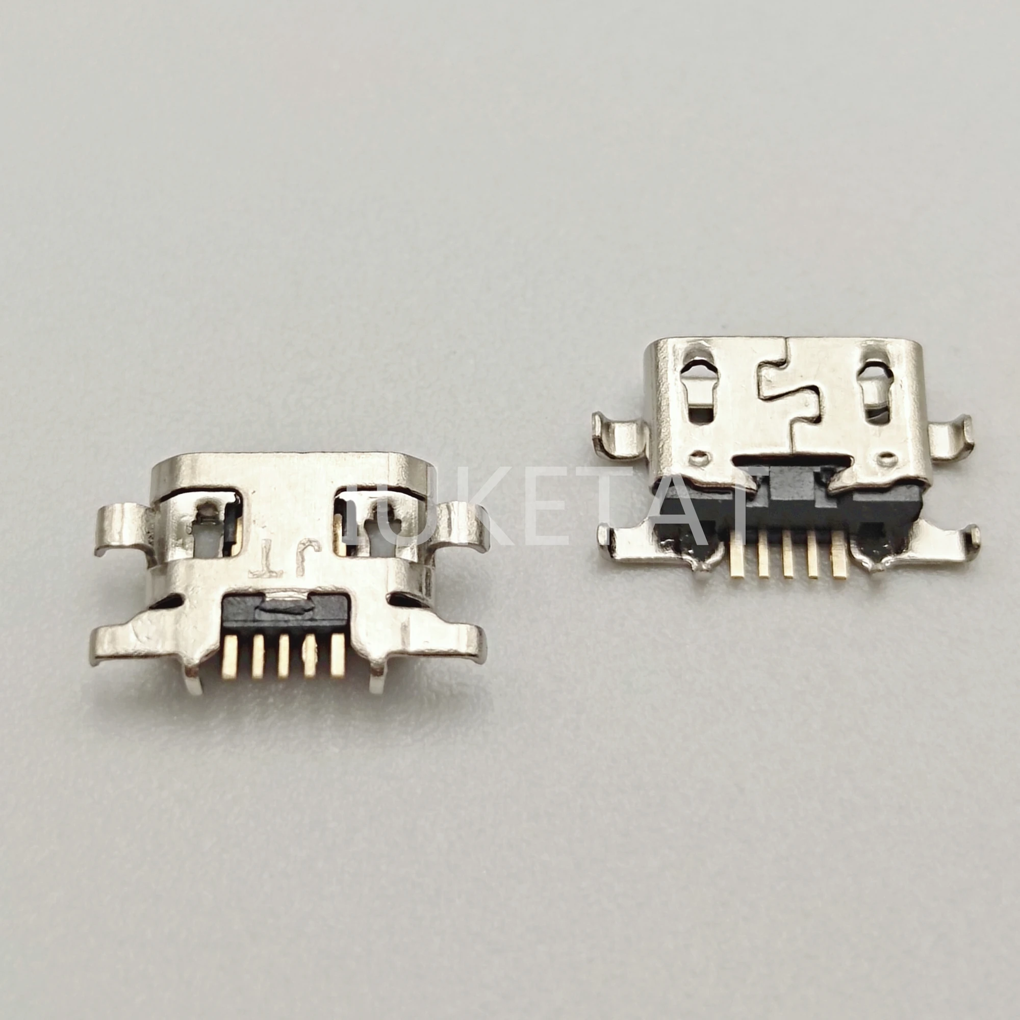 50pcs Micro USB Jack Charging Socket Port Plug Dock Connector 5pin Heavy plate For lenovo A6020i36 K5 K800 repair accessories afbeelding