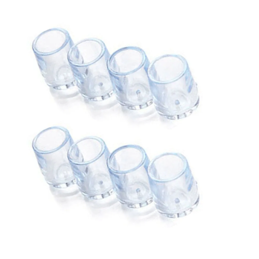 

8pcs Mini Protector Home Transparent Wear Resistant Non-Slip Anti-scratch Rubber Durable Accessories Table Leg Cover