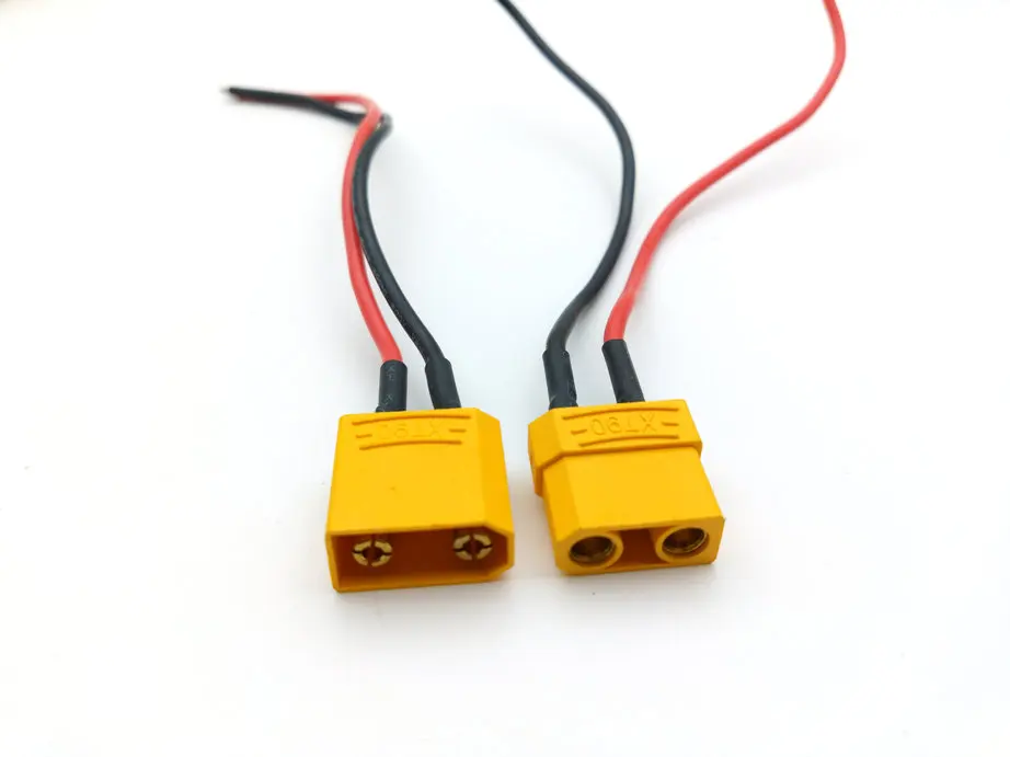 10 компл. XT90 батарея Мужской Женский Разъем с кремнием 16 AWG провода Горячая 20 см