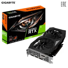 Видеокарта Gigabyte nVidia GeForce RTX 2060 1755MHz 6144MB 14000MHz 192 bit RTL [GV-N2060OC-6GD]