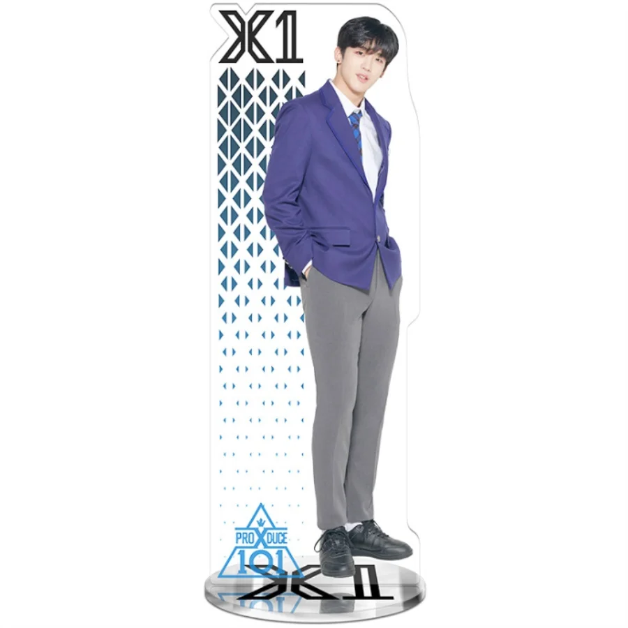 Kpop X ONE Standing Action Table Decor Song Hyeong Jun Son Dong Pyo Acrylic Standee Action Figure Doll 22cm Produce x 101 - Цвет: 1