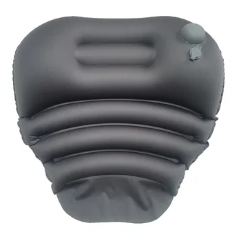 

1Pc Inflatable Cushion Massaging Back Cushion Body Care Cushion Pillow (Grey)