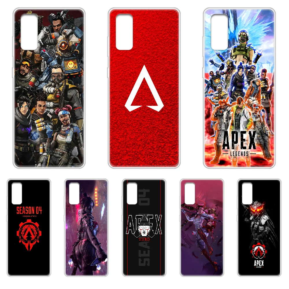 Чехол для телефона APEX shooting game чехол SamSung Galaxy S 6 7 8 9 10 20 Edge Plus E Lite 5G ультрапрозрачный