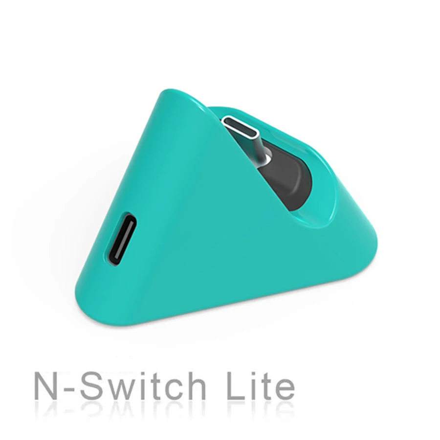 Green Rend Switch Lite док-станция Подставка для зарядного устройства портативная мини usb type-C зарядная станция для nintendo Switch Lite аксессуары - Цвет: Green