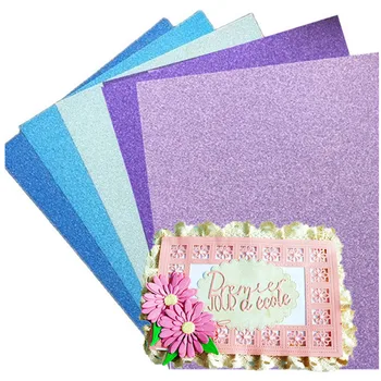 A4 250gsm Scrapbooking Paper Pads Cardstock  pack Background Glitter Paper Card Paper Origami for DIY Art Craft stamp dies