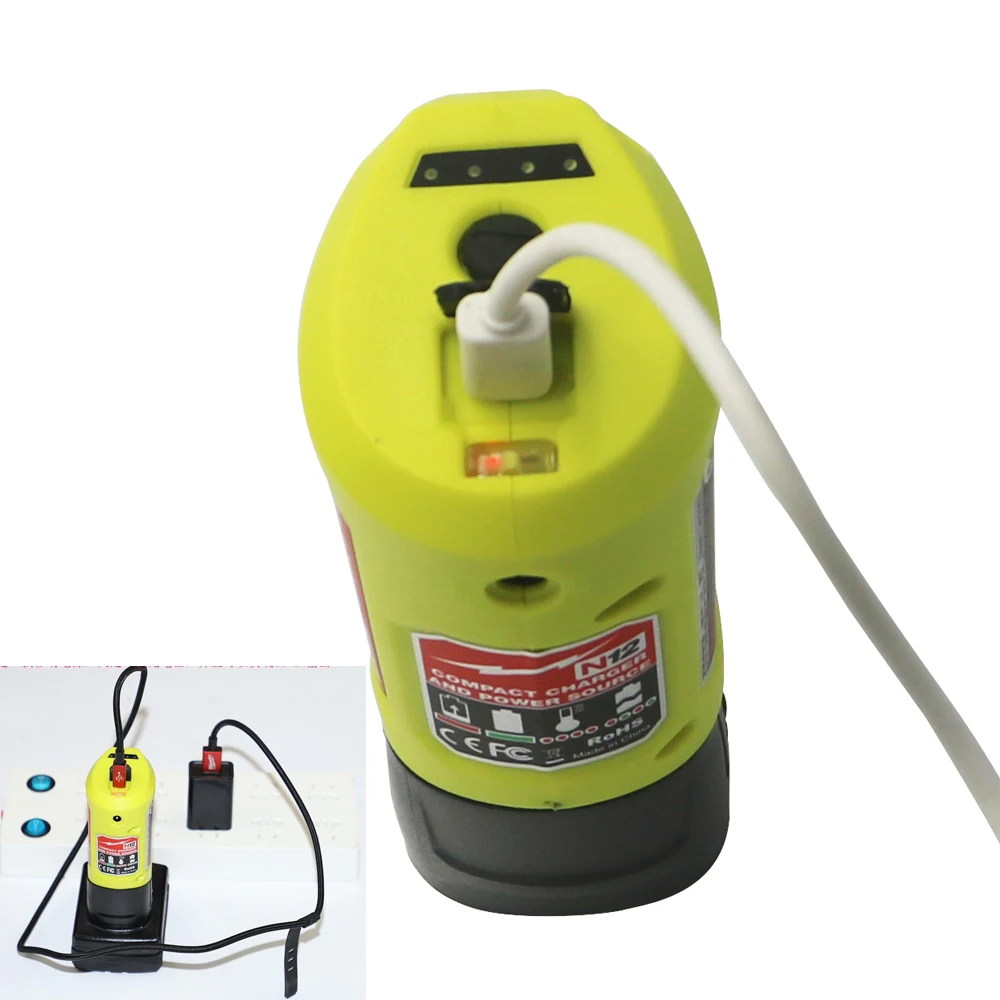 Dvisi зарядное устройство и USB адаптация для Milwaukee 12V 10 8 V N12 M12 Li Ion электроинструменты