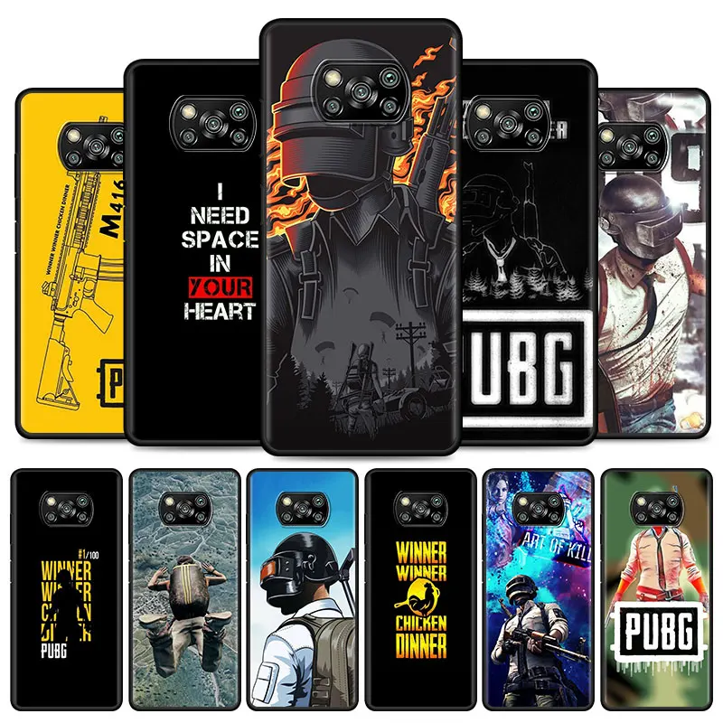 Чехол Playerunknown's Battlegrounds PUBG для Xiaomi Mi Poco X3 NFC M3 Pro F3 GT F1 Redmi Note 8 9 10 8T 9T 9S чехол телефона