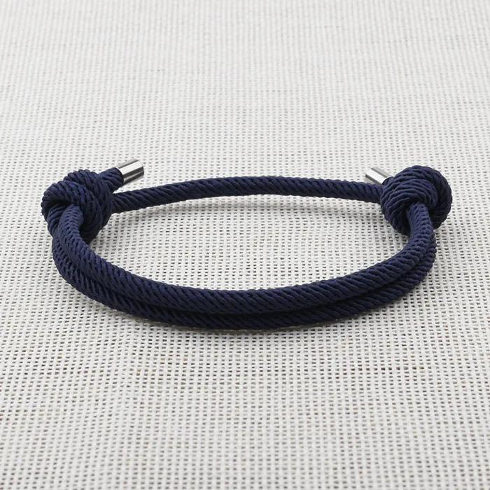NIUYITID красные нитки на руку женские браслеты для девочек Armbandjes Dames простой милый красный браслет регулируемый - Окраска металла: dark blue