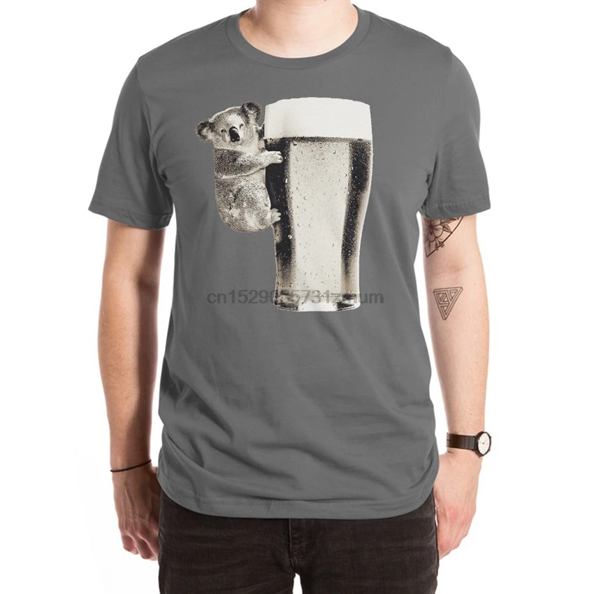 コアラ愛ビール Tシャツコアラコアラビールアルコール酒動物自然おかしい Aliexpress