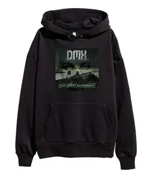 

DMX The Great Depression Hoodie Hip Hop Rap Sweatshirt Ruff Ryders merch Black
