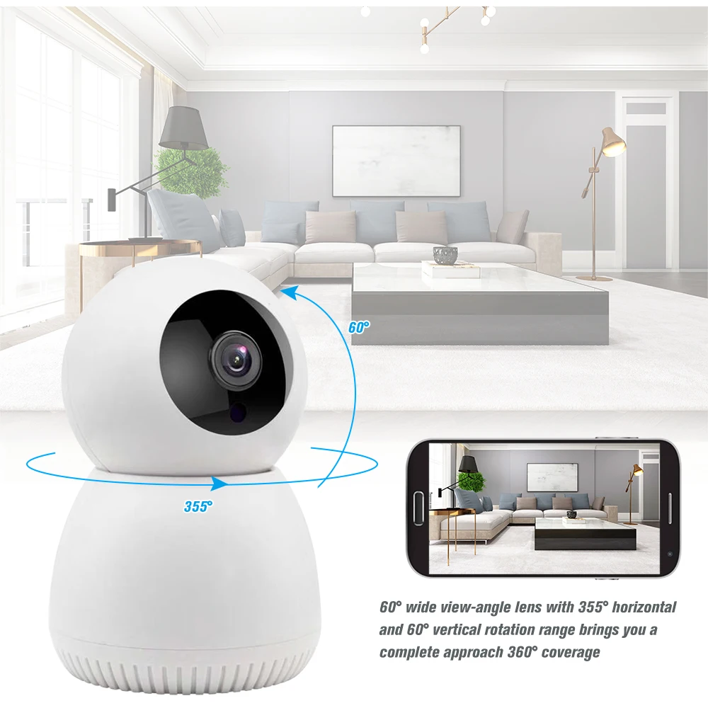 1080P радионяня для домашней безопасности ip-камера Wi-Fi беспроводная сетевая камера CCTV камера наблюдения P2P IR ночное видение