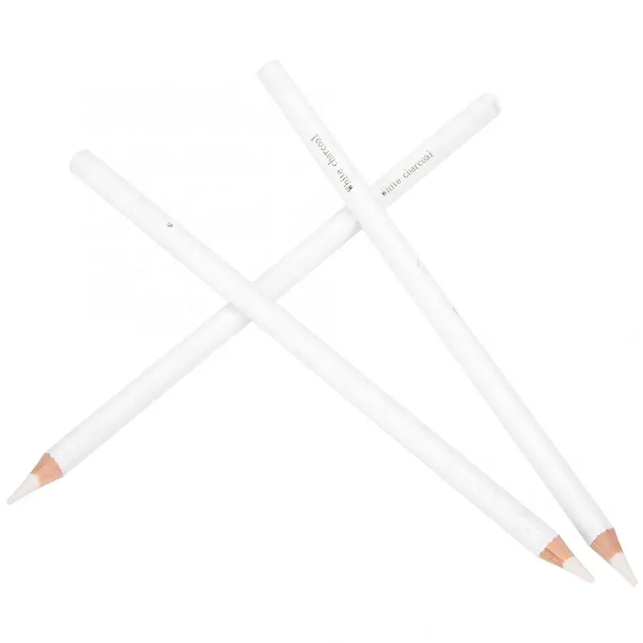 Комплект из 3 предметов, белая темно-серые юбки-карандаш профессионального рисования Выделите ручка арт-арта Белый художественные рисовальные карандаши