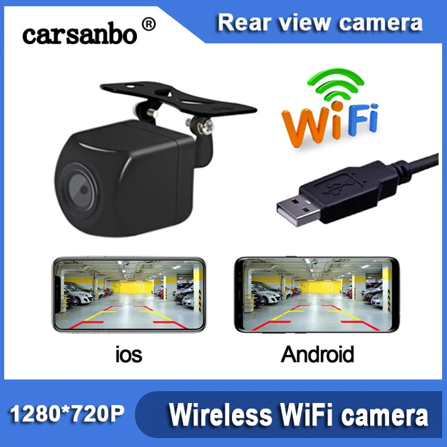 car wifi camera wireless Car Rear view Reverse backup camera Front view camera USB power supply 5V  wireless reversing camera