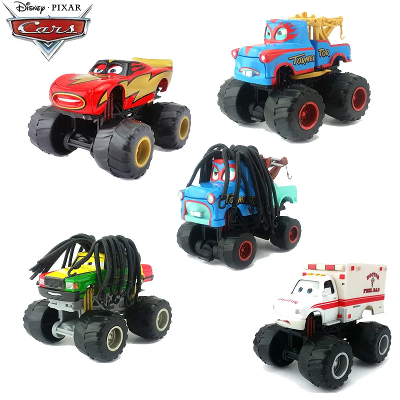 Car Cars 3 Disney Metal | Toy Car Giant Wheels | Hair Mater -  Railed/motor/cars/bicycles - Aliexpress