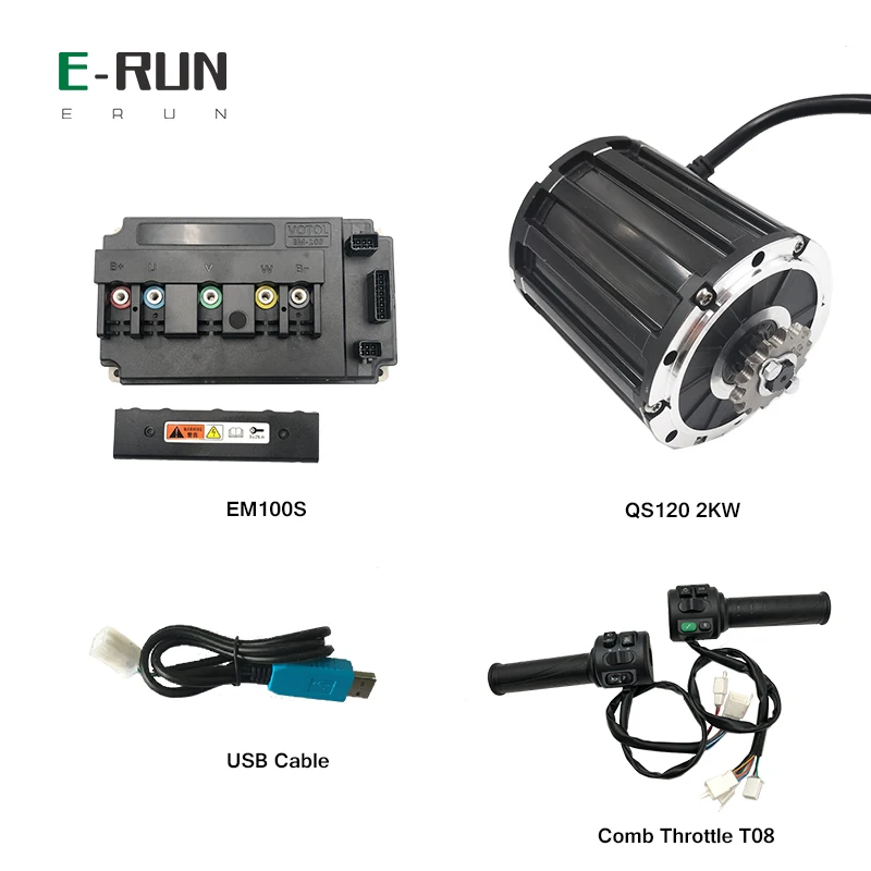 US $344.70 QS 2000W 120 60KHM Bicycle Electric EBike Conversion Kit Powerful Central Engine Newest