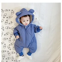 

Baby Winter Clothes Infant Clothing Thick Velvet Costume Newborn Baby Girls Overall Warm Romper Baby Boys Jumpsuit 0-24 Months