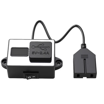 

Portable Fast Plug Digital Display Waterproof Electric Vehicles ABS Mobile Phone Multifunctional Dual USB Voltmeter Charger