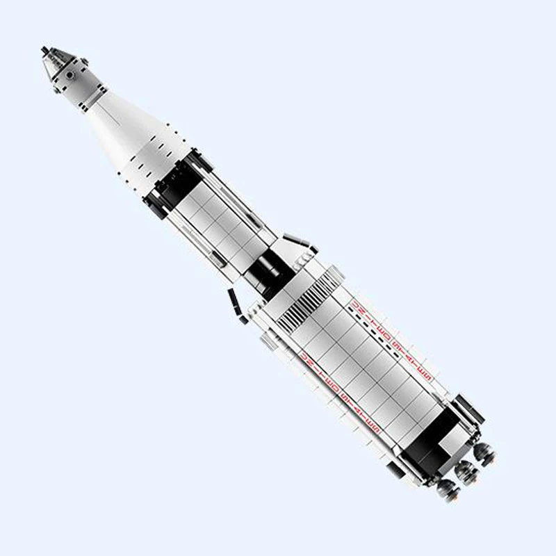 37003 Apollo Saturn V пусковая модель автомобиля строительные блоки игрушка креативный совместим со всеми брендами 21309 игрушки хобби