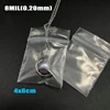 100pcs/lot Clear Heavy-Duty Thick Zip Lock jewelry Gift Package Storage Bag Ziplock Plastic Reclosable Poly Bag Thickness 0.12mm 5